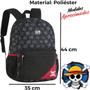 Imagem de Mochila Juvenil Escolar Oficial One Piece Preta Clio Style Ref.: OP3618