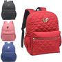 Imagem de Mochila juvenil feminina matelasse up yepp bags 17''