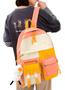 Imagem de Mochila Kit Bolsas Bag Juvenil Feminina Casual Kit 5 Peças Multifuncional Semi Impermeável Resistente Original Escolar