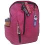 Imagem de Mochila Kit Com Estojo E Chaveiro Escolar Pink Zc8006