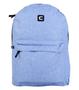 Imagem de Mochila Lisa Com Bolso Frontal Yins Azul