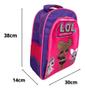 Imagem de Mochila Lol Surprise Infantil Menina Costa Escolar Creche