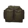 Imagem de Mochila lona camping pesca ferramentas em lona 4 bolsos G verde Ref. 0002 COM ESTOJO