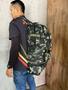 Imagem de Mochila Lona Camuflada Grande 50L Masculina Reforçada Camping