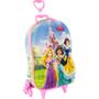 Imagem de Mochila Mala Rodinhas Infantil Escolar 3d Princesas Maxtoy