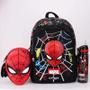 Imagem de Mochila Marvel Spider Man Para Meninos Com Garrafa De Água, Lancheira E Estojo Para Lápis, Mochila