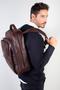 Imagem de Mochila masculina de couro italiano para notebook 17" Arthur