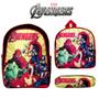 Imagem de Mochila Masculina Escolar Juvenil Vingadores Marvel Costas