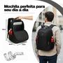Mochila Masculina Faculdade Impermeável Resistente Grande Alça de Aço - Dazzore Imagem de Mochila Masculina Faculdade Impermeável Resistente Grande Alça de Aço