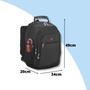 Mochila Masculina Faculdade Impermeável Resistente Grande Alça de Aço Escola Faculdade - i fast Imagem de Mochila Masculina Faculdade Impermeável Resistente Grande Alça de Aço Escola Faculdade