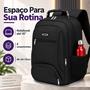 Imagem de Mochila Masculina Impermeável Faculdade Alça Reforçada Grande