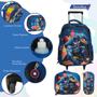 Imagem de Mochila Masculina Infantil Grande De Rodinhas Batman Aulas