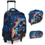 Imagem de Mochila Masculina Infantil Grande De Rodinhas Batman Aulas