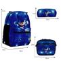 Imagem de Mochila Masculina Infantil Juvenil Sonic 2 Lancheira Estojo