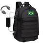 Imagem de mochila masculina militar cabo de aço com entrada usb fone 45l reforçada impermeavel escolha a sua