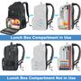 Imagem de Mochila MATEIN 46cm para Homens com Compartimento para Almoço e Porta USB