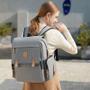 Imagem de Mochila Maternidade Land Luxury Cinza Sólida