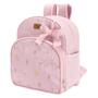 Imagem de Mochila Maternidade Multifuncional Floral Rosê Com Laço Decorativo Batistela Baby