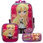 Imagem de Mochila Menina Infantil Costas Polly Pocket com Lancheira