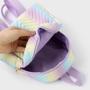 Imagem de Mochila Mini Ombre Chevron Acolchoada - Design Clássico