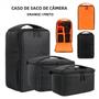 Imagem de Mochila Multifuncional à Prova d'Água para Câmera DSLR Nikon e Canon - com Estojo para Lentes