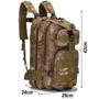 Imagem de Mochila Multiuso Escolar 30 Litros Estilo Tático Camuflado 929-G - Lorben