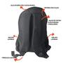 Imagem de Mochila Notebook 15 Zíper Reflexivo + Capa Mochila Mm9125