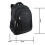 Imagem de Mochila Notebook Executiva Escolar Adulto Masculina Feminina Bolsa Resistente Impermeável