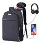 Imagem de Mochila Notebook Executiva USB Fone de Ouvido