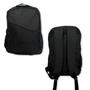 Imagem de Mochila Notebook Resistente All Black 3 Compartimentos 18L