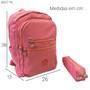 Imagem de Mochila Nylon Tactel Impermeável Superleve com Divisões e Necessaire / Estojo 6037