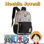 Imagem de Mochila One Piece Juvenil Costa Reforçada Espaço para Notebook Original e Licenciada Clio Style