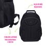 Imagem de Mochila P/ Faculdade Trabalho Escolar Viagem C/ Compartimento Interno P/ Notebook Reforçada Resistente Compacta Versátil