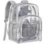 Imagem de Mochila PACKISM Clear Large Transparente para Escola Cinza