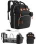 Imagem de Mochila para Fraldas ISMGN Preta 25L com Trocador