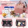 Imagem de Mochila para Fraldas LHDYMXYN com Trocador - Rosa