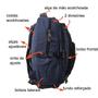 Imagem de Mochila Para Notebook 17 De Lona 6108 + Capa