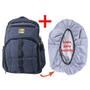 Imagem de Mochila Para Notebook 17 De Lona 6108 + Capa