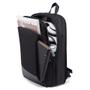Imagem de Mochila Para Notebook Com Couro Slim E Expansível Até 20l