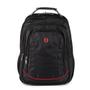 Imagem de Mochila para Notebook Executiva Swissland SL04002 em Poliester Reforçada 18" Preto com Vermelho