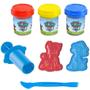 Imagem de Mochila patrulha canina com 3 potes de kimassa sunny