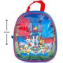 Imagem de Mochila patrulha canina com 3 potes de kimassa sunny