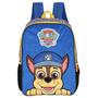 Imagem de Mochila Patrulha Canina De Alças + Lancheira Infantil Veludo Azul