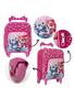 Imagem de Mochila Pequena De Rodinha Escolar Infantil Para Meninas Personagem Patrulha Cachorrinhos
