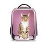 Imagem de Mochila pet bolsa transporte cao gato cachorro astronauta transparente