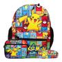 Imagem de Mochila Pokemon Infantil Menino Juvenil Costas Reforçada