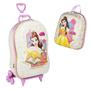 Imagem de Mochila Princesa Bela Escolar de Rodinhas 3D Maxtoy + Lancheira