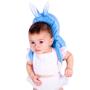 Imagem de Mochila Protetora Capacete Almofada Proteção Cabeça e Costas do Bebê