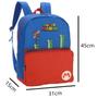 Imagem de Mochila Reforçada de Costa Grande 45cm Super Mario Bros Azul