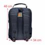 Imagem de Mochila Reforçada Impermeável Com Cabo De Aço e USB + Espaço Para Notebook
